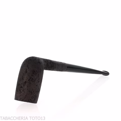 Tsuge ProbierPfeife Flake 16mm chimney gestrahlt schwarz - Tabakpfeifen