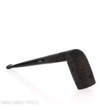 Tsuge ProbierPfeife Flake 16mm chimney gestrahlt schwarz - Tabakpfeifen
