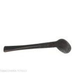 Tsuge ProbierPfeife Flake 16mm chimney gestrahlt schwarz - Tabakpfeifen