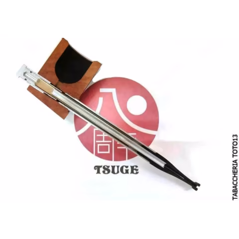 Tsuge e-star System radica chiara naturale Churchwarden concept - Pipe