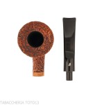 Ser Jacopo pipe line Maxima S2-A Dublin shape sandblasted finish - Tobacco Pipes - Natural root