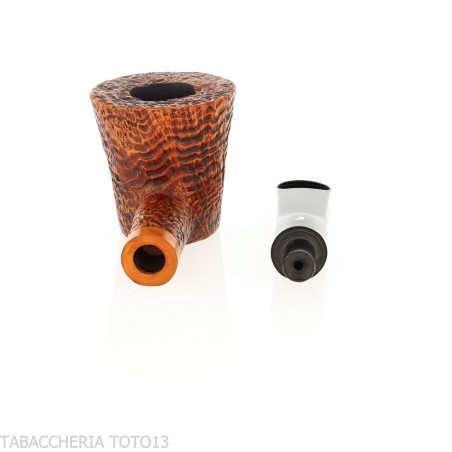 Ser Jacopo pipe line Maxima S2-A Dublin shape sandblasted finish - Tobacco Pipes - Natural root