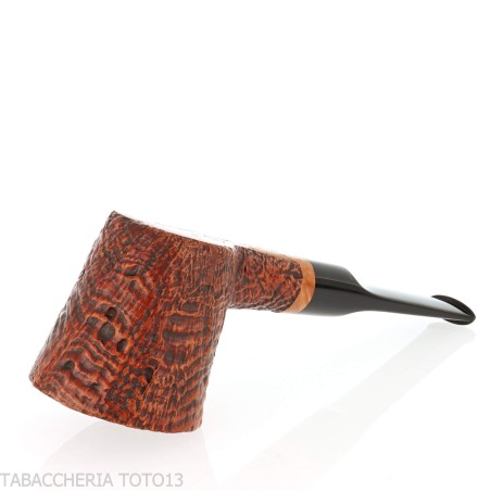Ser Jacopo pipe line Maxima S2-A Dublin shape sandblasted finish - Tobacco Pipes - Natural root