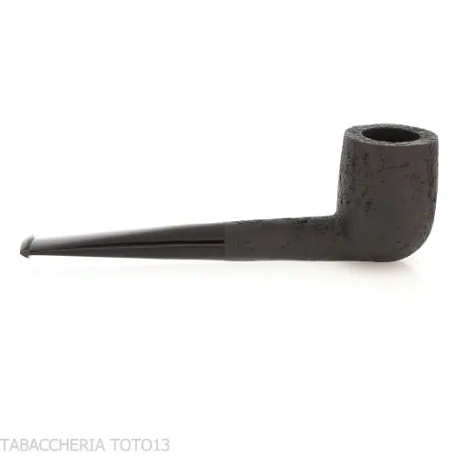 Pipe de dégustation Tsuge Mélange coupe libre 21 mm Billard noir sablé - Pipe Pour le Tabac - Racine naturelle