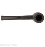 Tsuge tasting pipe Mixture loose cut 21 mm Billiard black sandblasted - Tobacco Pipes - Natural root