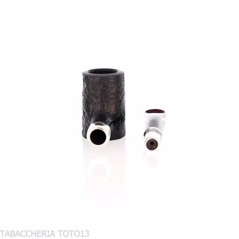 Peterson Newgrange spigot Sandblasted 701 Fishtail poker - Pipe Pour le Tabac - Racine naturelle