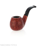 L'anatra forma Apple curva in radica sabbiata - Pipe