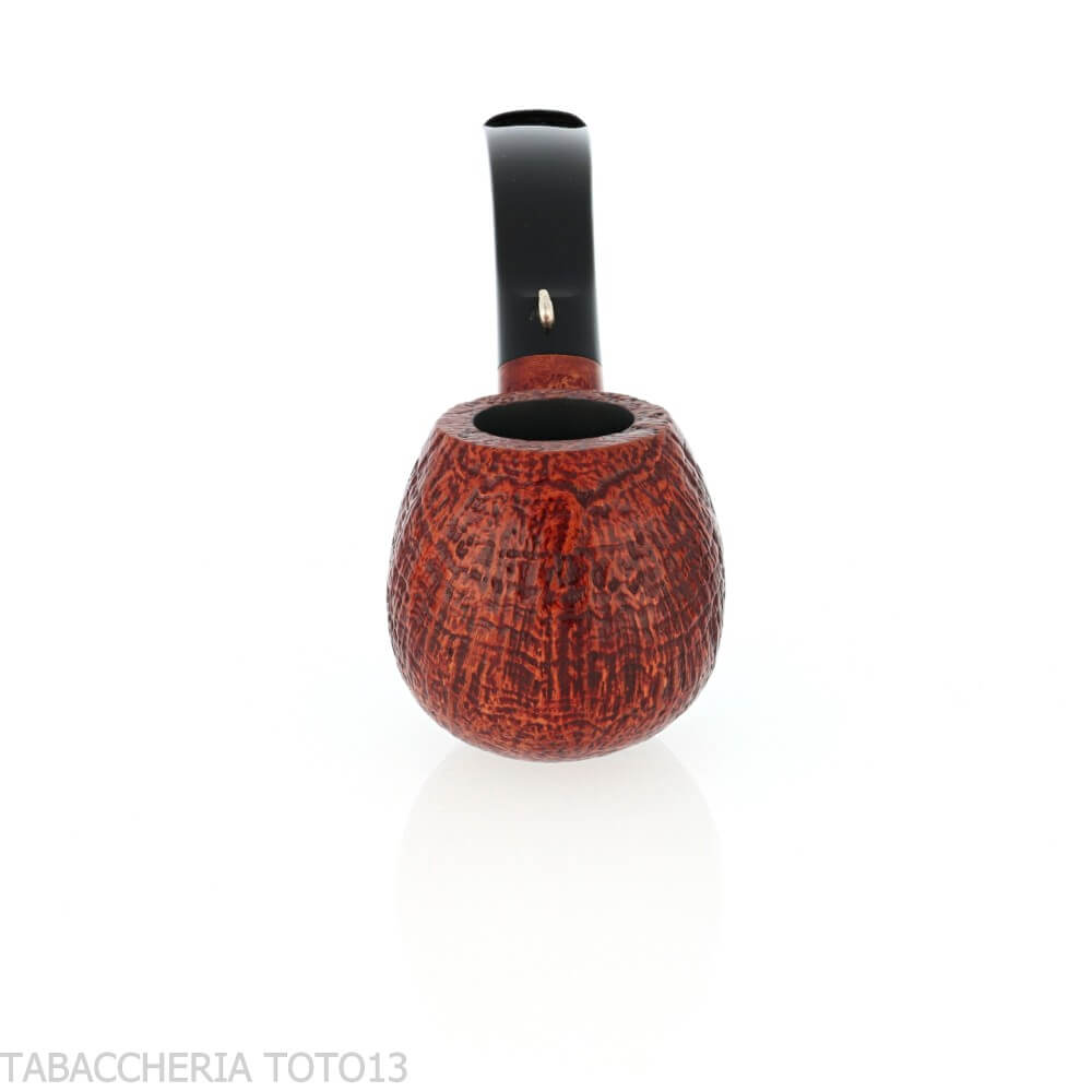 L'anatra Pipe en forme de Apple courbée en bruyère sablée - L'anatra pipe