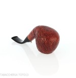 L'anatra forma Apple curva in radica sabbiata - Pipe