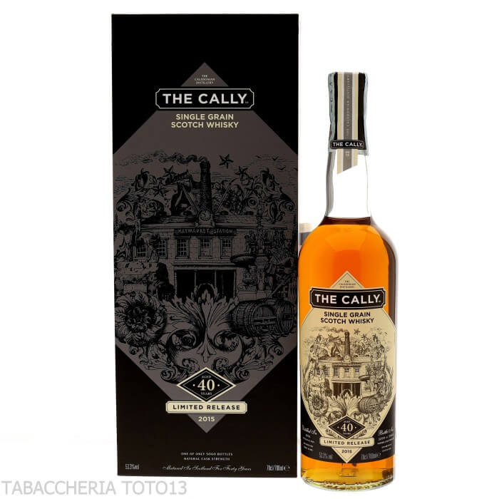 The Cally 40 Y.O. Single Grain Distilled 1974 Bottled In 2015 Limited Edition Vol.53,3% Cl.70 - THE CALEDONIAN DISTILLERY