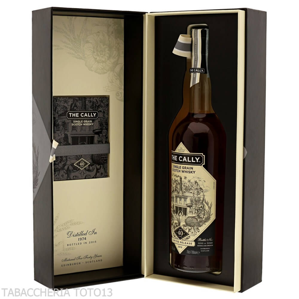 The Cally 40 Y.O. Single Grain Distilled 1974 Bottled In 2015 Vol.53,3% Cl.70 - THE CALEDONIAN DISTILLERY