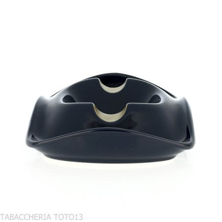 Posacenere in ceramica colorata per due sigari Toscani - Peroni Firenze