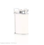 Briquet à squelette avec laque blanche de Lubinski-Briquets pour la cigarette