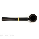 Tsuge Urushi Makie Bat Pipa con forma de billar con acabado lacado - Tsuge Pipe