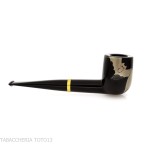 Tsuge Urushi Makie Bat billiard-shaped pipe lacquer finish - Tobacco Pipes - Natural root