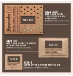 Boveda Busta Umidificante da 320 grammi - Umidità 72% - Umidificazione & Manutenzione