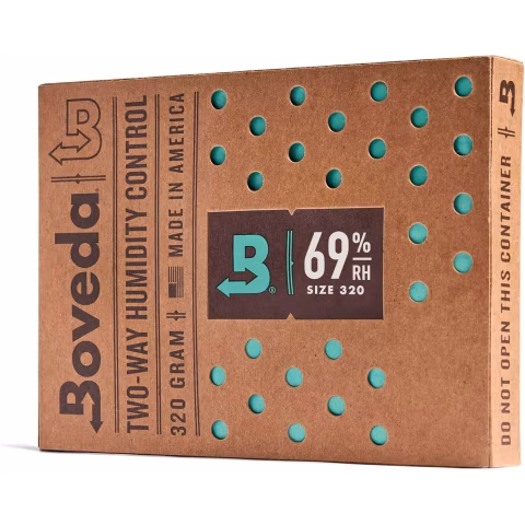 Boveda Busta Umidificante da 320 grammi - Umidità 69% - Umidificazione & Manutenzione