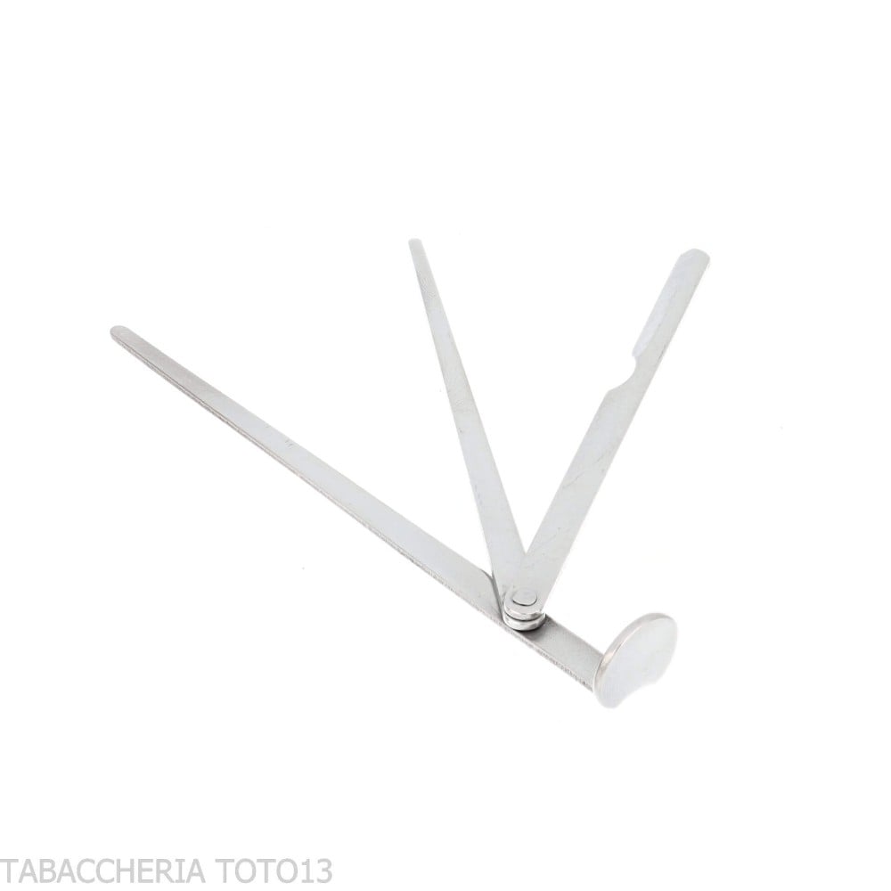 Ultra-thin long steel pipe cleaner with 3 tools - Accessories for tobacco pipes - Metal