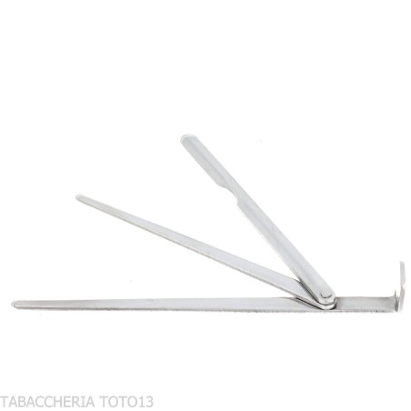Ultra-thin long steel pipe cleaner with 3 tools - Accessories for tobacco pipes - Metal
