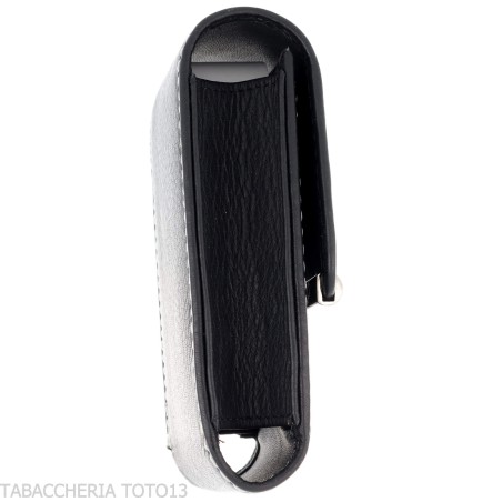 Boquilla de cuero negro con compartimento para encendedor - Accesorios Para Cigarrillos y Laminado