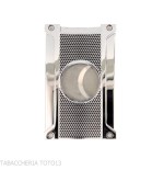 Lubinski Barley cigar cutter polished chrome finish and colored decorations - Accessories Cigar - Metal