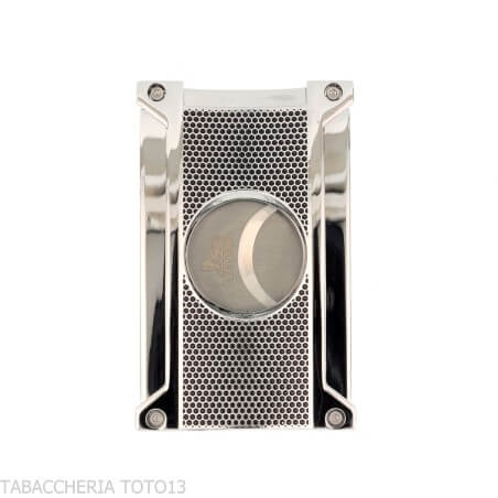 Lubinski Barley cigar cutter finitura cromo lucido e decori colorati - Lubinski