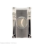Lubinski Barley cigar cutter finitura cromo lucido e decori colorati - Lubinski