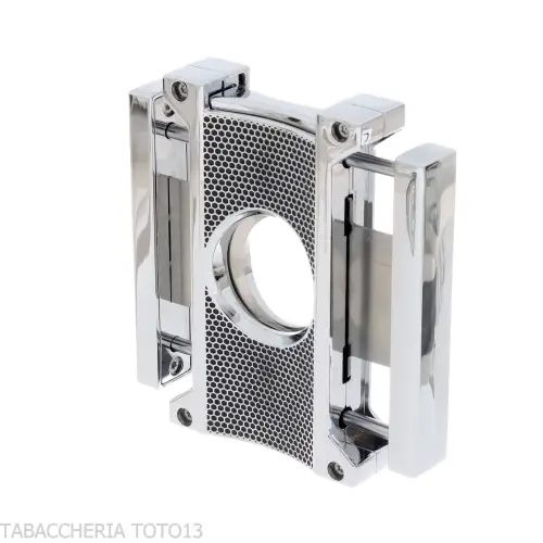 Lubinski Barley Zigarrencutter poliertes Chrom-Finish und farbige Verzierungen - Zubehör Cigar