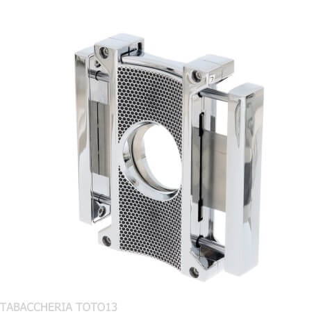 Lubinski Barley cigar cutter finitura cromo lucido e decori colorati - Lubinski