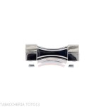 Lubinski Barley cigar cutter polished chrome finish and colored decorations - Accessories Cigar - Metal