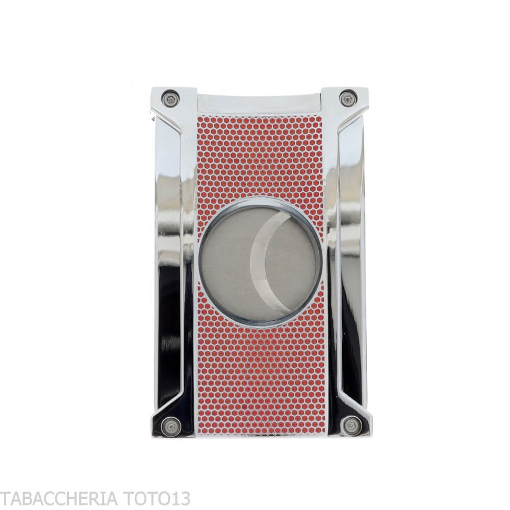 Lubinski Barley cigar cutter finitura cromo lucido e decori colorati - Lubinski