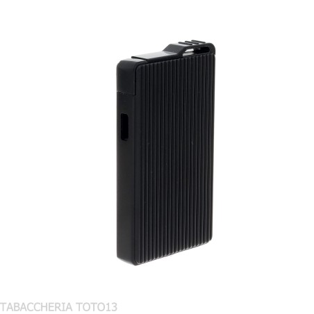 Briquet jet flame Lubinski finition lignes verticales - Briquets - Métal