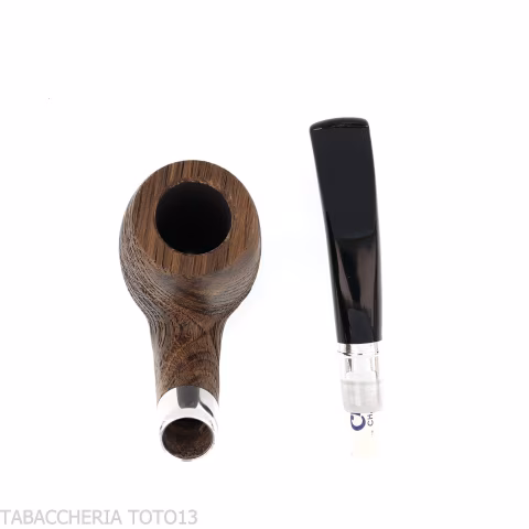 Chacom Spigot 43 tobacco pipe billiard shape straight in bog oath - Tobacco Pipes