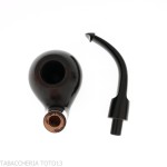 Peterson Sherlock Holmes Lestrade Heritage P-Lip bent Apple - Peterson Of Doublin Pipe