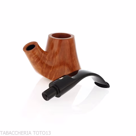 Ser Jacopo forma vulcano curva in radica chiara - Pipe