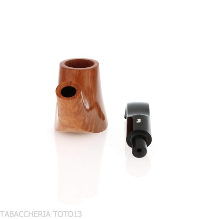 Ser Jacopo forma vulcano curva in radica chiara - Pipe