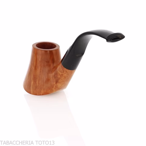 Ser Jacopo pipe shape bent volcano in light briar - Tobacco Pipes - Natural root
