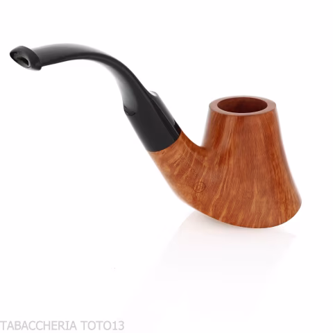Ser Jacopo pipe shape bent volcano in light briar - Tobacco Pipes - Natural root