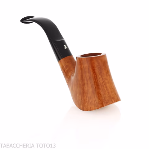 Ser Jacopo forma vulcano curva in radica chiara - Pipe