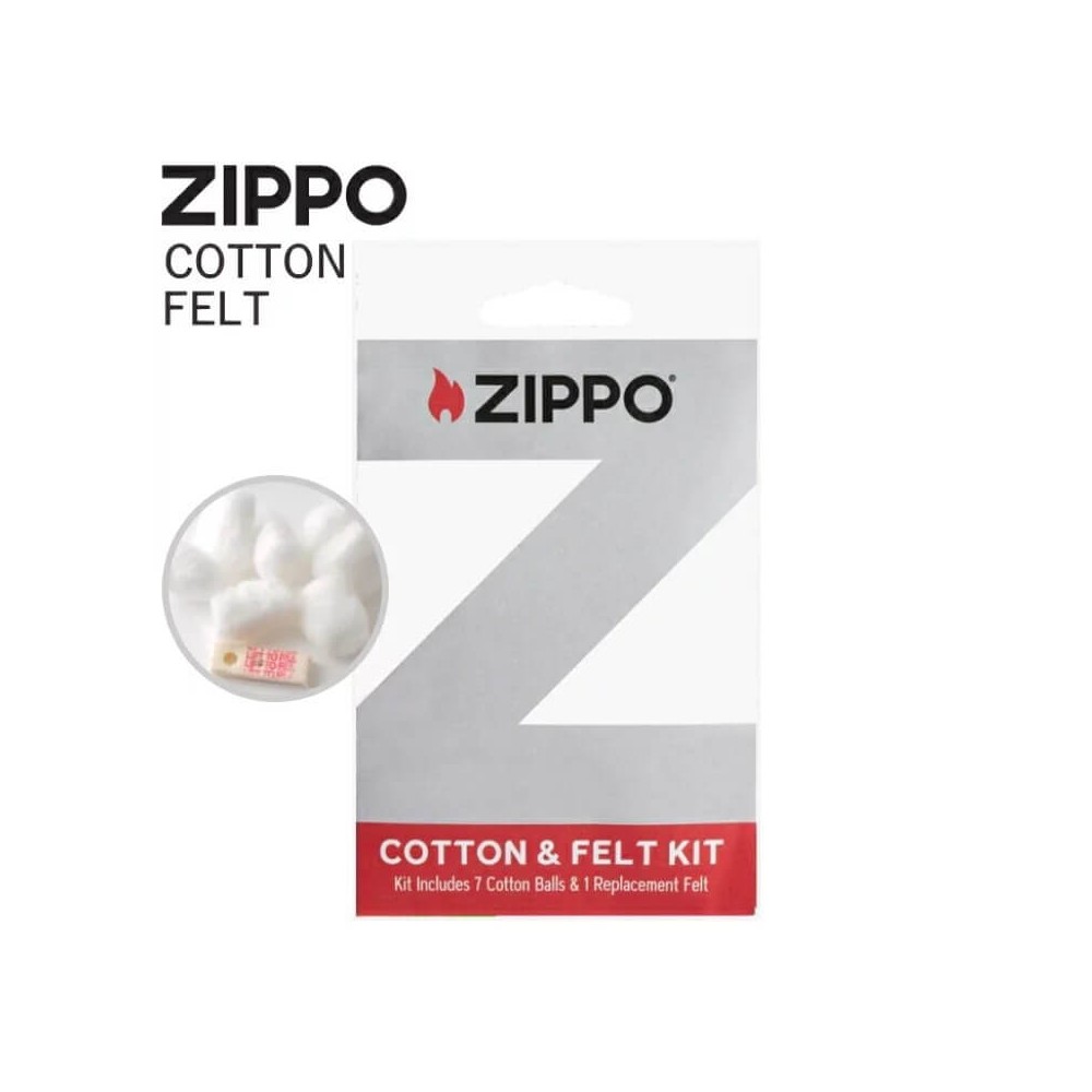Zippo set de ouate et feutre - Briquets