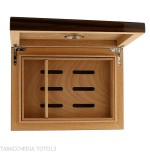 Scatola umidificata per 30 sigari in legno di sandalo - Accessori Per Sigari