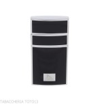 Lubisky Mantua jet light flame lighter chrome color and black lacquer - Lighters - Metal