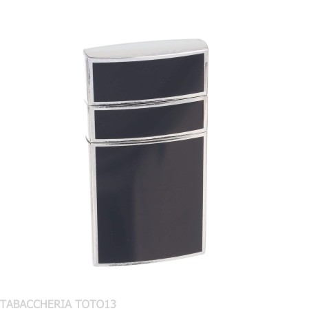 Lubinski Mantova Jetflame Feuerzeug Chrom und blauer Lack - Feuerzeuge
