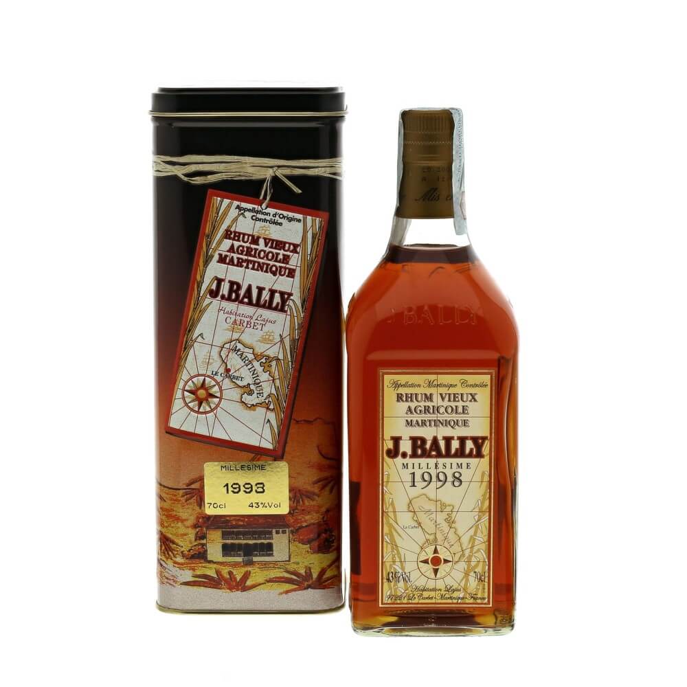 J. Bally rum Millesime 1998 Vol.43% Cl.70 - J. Bally Distillery