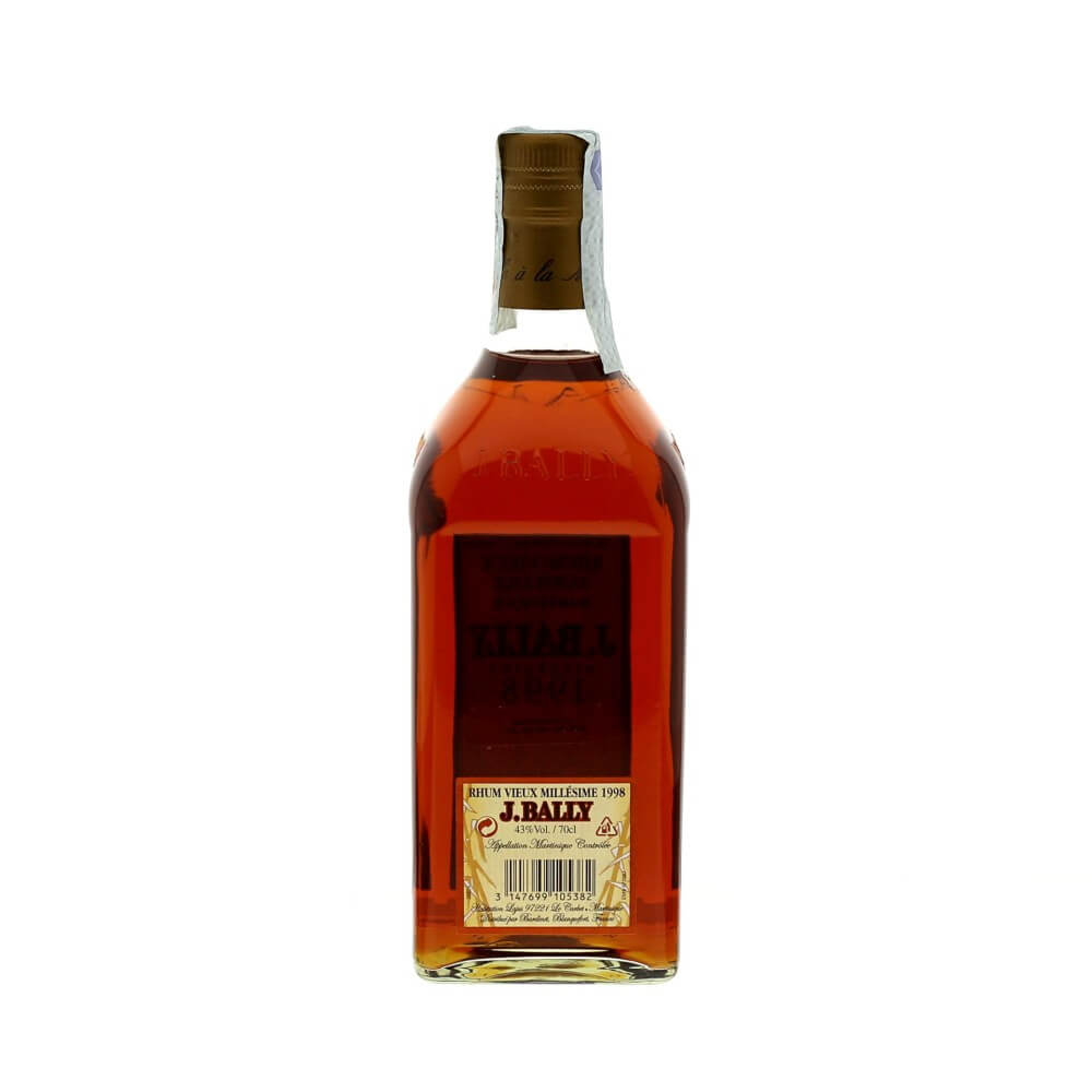 J. Bally rum Millesime 1998 Vol.43% Cl.70 - J. Bally Distillery