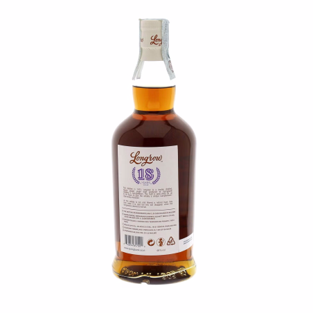 Longrow Peated Single Malt 18 Y.O. limited edition Vol.46% Cl.70 - Spiritueux - Malt biologique