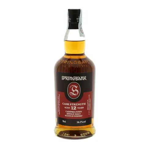 Springbank 12 Y.O. cask Strength Batch 26 Vol.56,2% Cl.70 - Licores