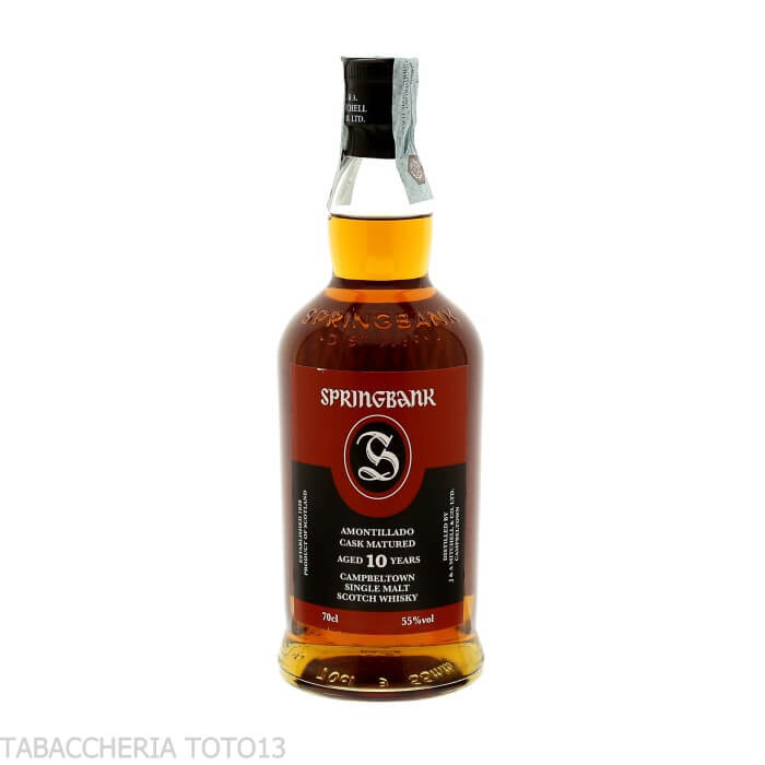 Springbank 10 Y.O. Amontillado cask matured Vol.55% Cl.70 - Springbank Distillery