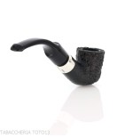 Peterson Deluxe System 1S bent pot Sandblasted P-lip - Tabakpfeifen