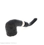 Peterson Deluxe System 1S bent pot Sandblasted P-lip - Tabakpfeifen